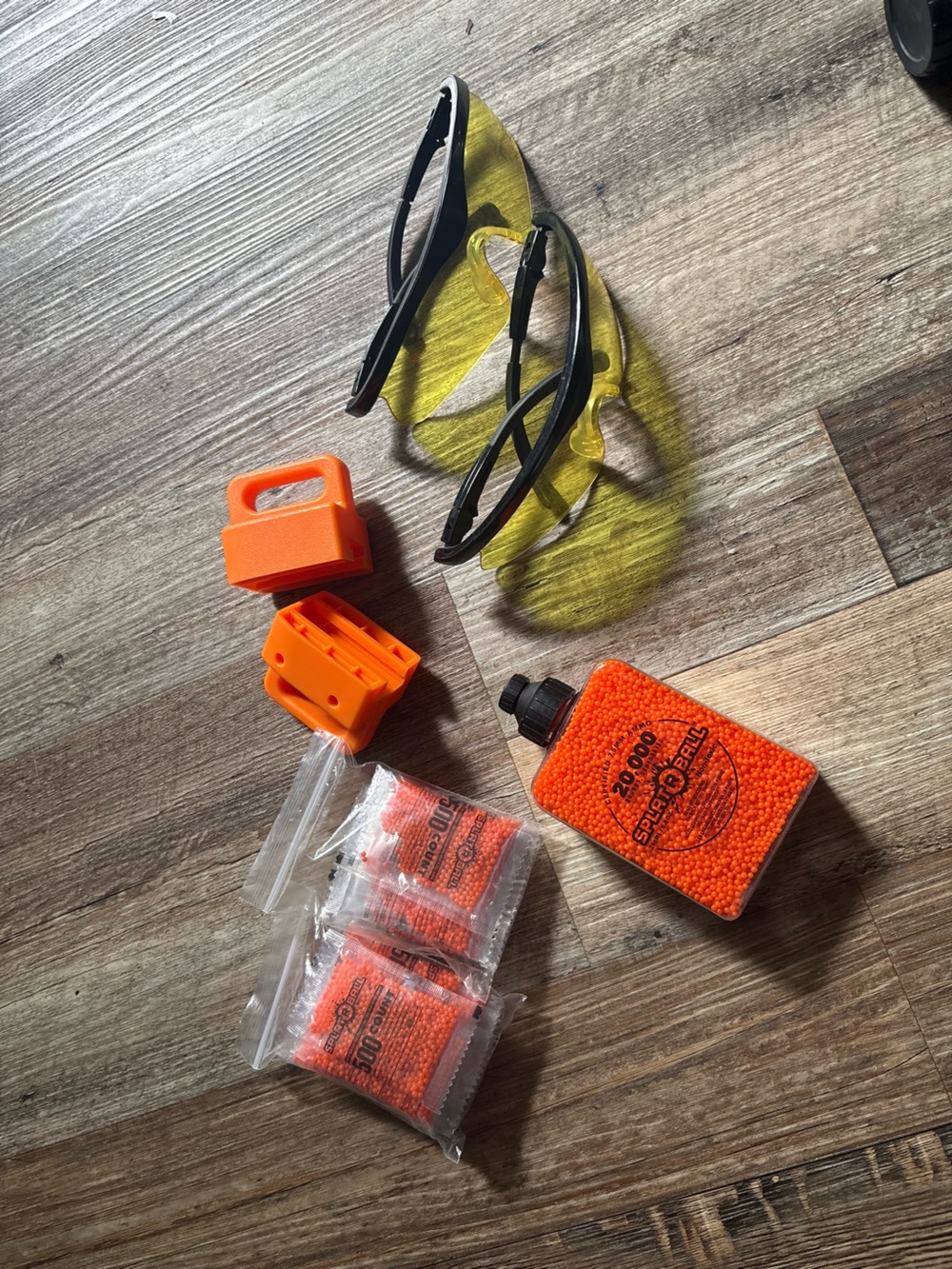 “2” Splatrball Blasters - Gray & Orange